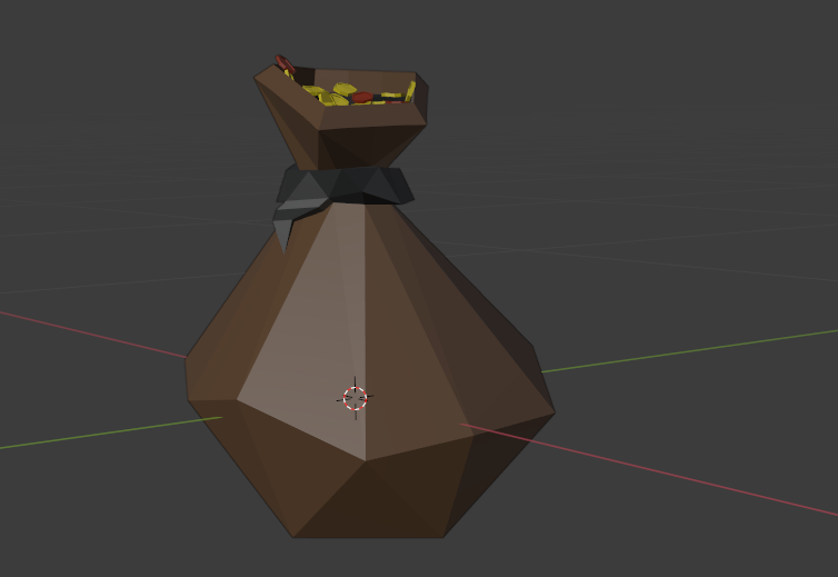 loot bag 3d model