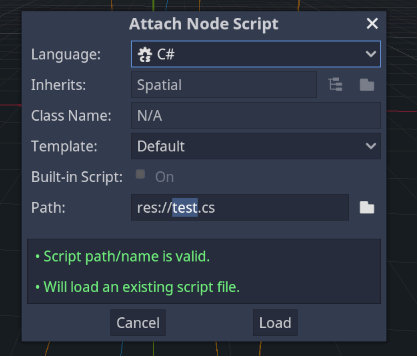 add new script to node